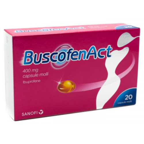 buscofen act 20-800x800 BuscofenAct 400mg Ибупрофен 12 капсул
